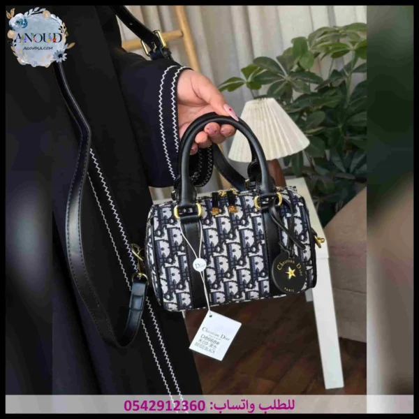 شنطة dior أبيض وأسود