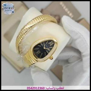 ساعة بولغاري ذهبية لفة