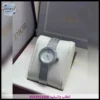 ساعة ديور نسائية فضي