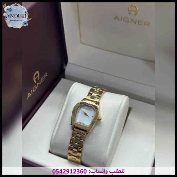 ساعة اقنر نسائي أبيض