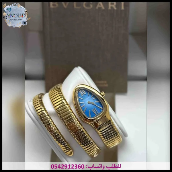 ساعة بولغاري مينا أزرق