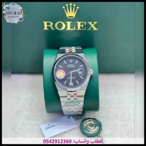 ساعة رولكس رجالي اسود