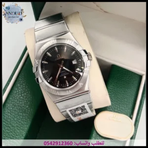 ساعة أوميغا كونستليشن فضية