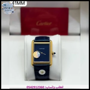 ساعة كارتير تانك كحلية