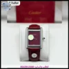 ساعة كارتير تانك عنابية