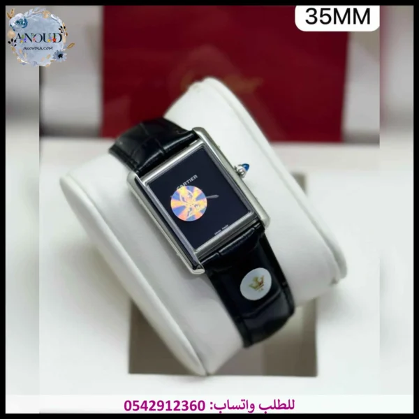 ساعة كارتير تانك اسود