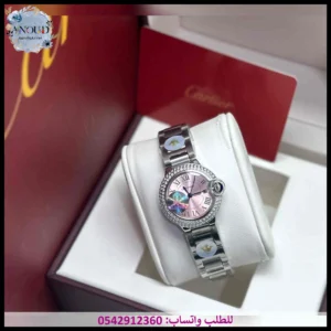 ساعة كارتير بالون وردي