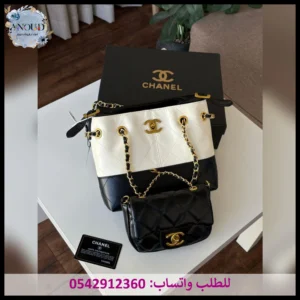 شنطة شانيل اسود وابيض