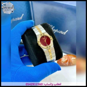 ساعة شوبارد مينا أحمر