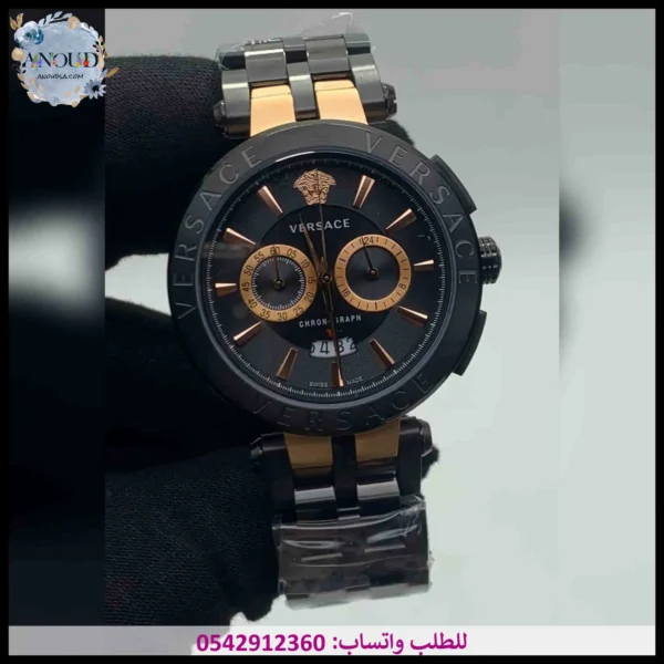 ساعة فرزاتشي اسود وذهبي