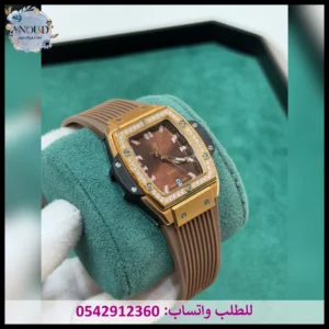 ساعة هوبلت نسائي بني