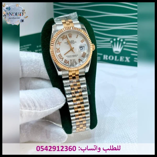 رولكس بربتشوال مينا أبيض