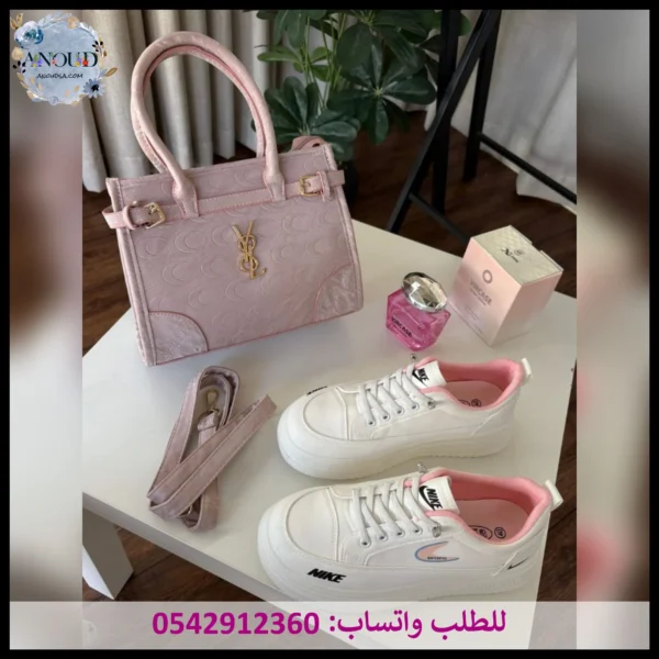 طقم شنطة وحذاء نسائي