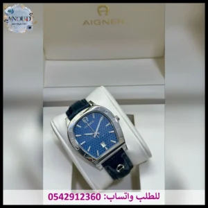 ساعة اقنر رجالي جلد