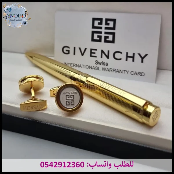 قلم جفنشي ذهبي