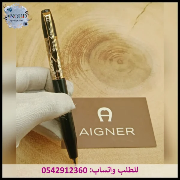 قلم اقنر ذهبي واسود
