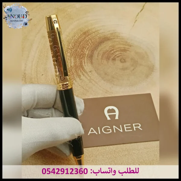 قلم اقنر ذهبي واسود