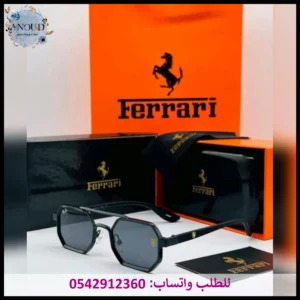 نظارة فيراري سوداء رياضية