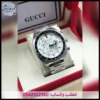 ساعة قوتشي كرونوغراف فضية
