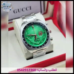 ساعة قوتشي خضراء رجالية