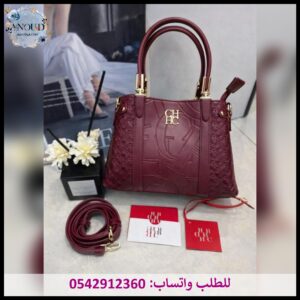 شنطة ch نسائية عنابية