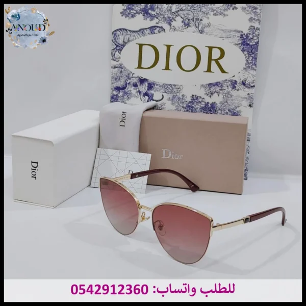 Rad135 (3) نظارة ديور نسائية وردية