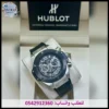 ساعة هوبلت أسود وفضي
