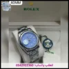 ساعة رولكس مينا أخضر