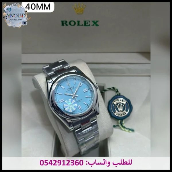 ساعة رولكس مينا أخضر