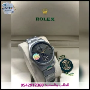 ساعة رولكس رمادي مطفي