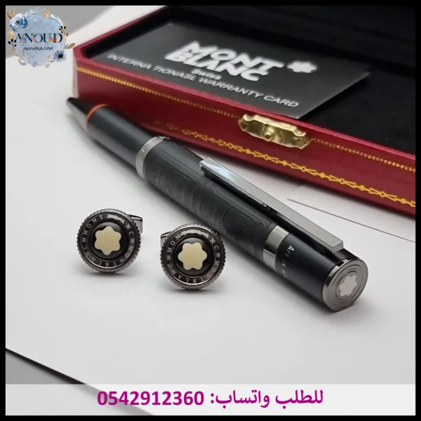 قلم مونت بلانك الأسود