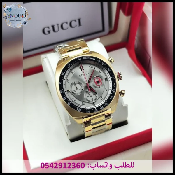 rad69 (7) ساعة قوتشي رجالية كرونوغراف