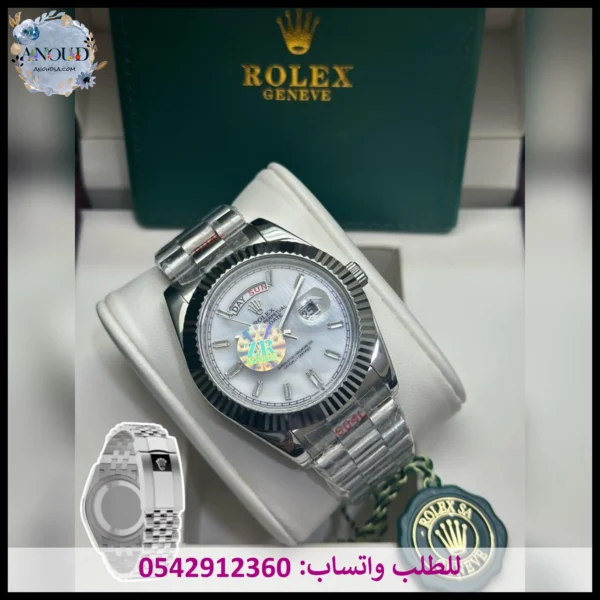 رولكس داي ديت أبيض