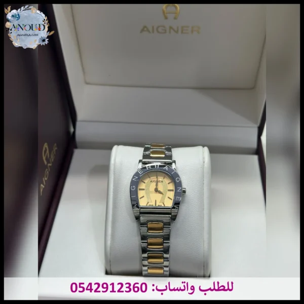 ساعة اقنر مينا ذهبي