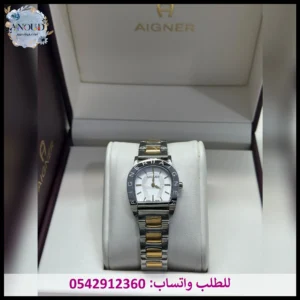 ساعة اقنر مينا أبيض