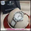 ساعة هوبلت جلد أبيض