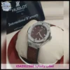 ساعة هوبلت نسائية بنية