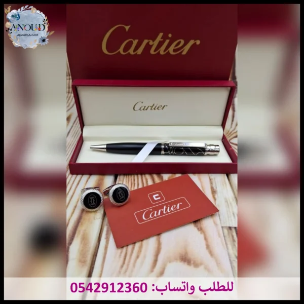 قلم وكبك كارتير أسود