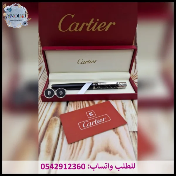 قلم وكبك كارتير أسود