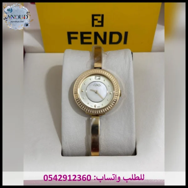 ساعة FENDI نسائية ذهبية