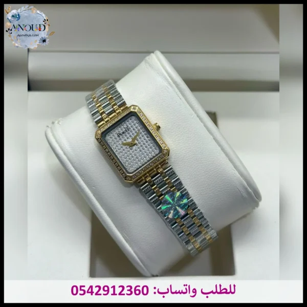 ساعة بياجيه نسائي مربعة