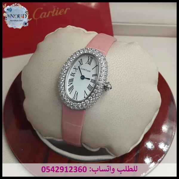 ساعة كارتير بينوار وردي